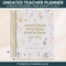 Undated Teacher Planner & Lesson Plan Book, 7 Period, 9" x 11" – Teach Them Love Them